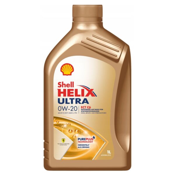 ძრავის ზეთი Shell  Helix Ultra ECT C6 0W-20 1L