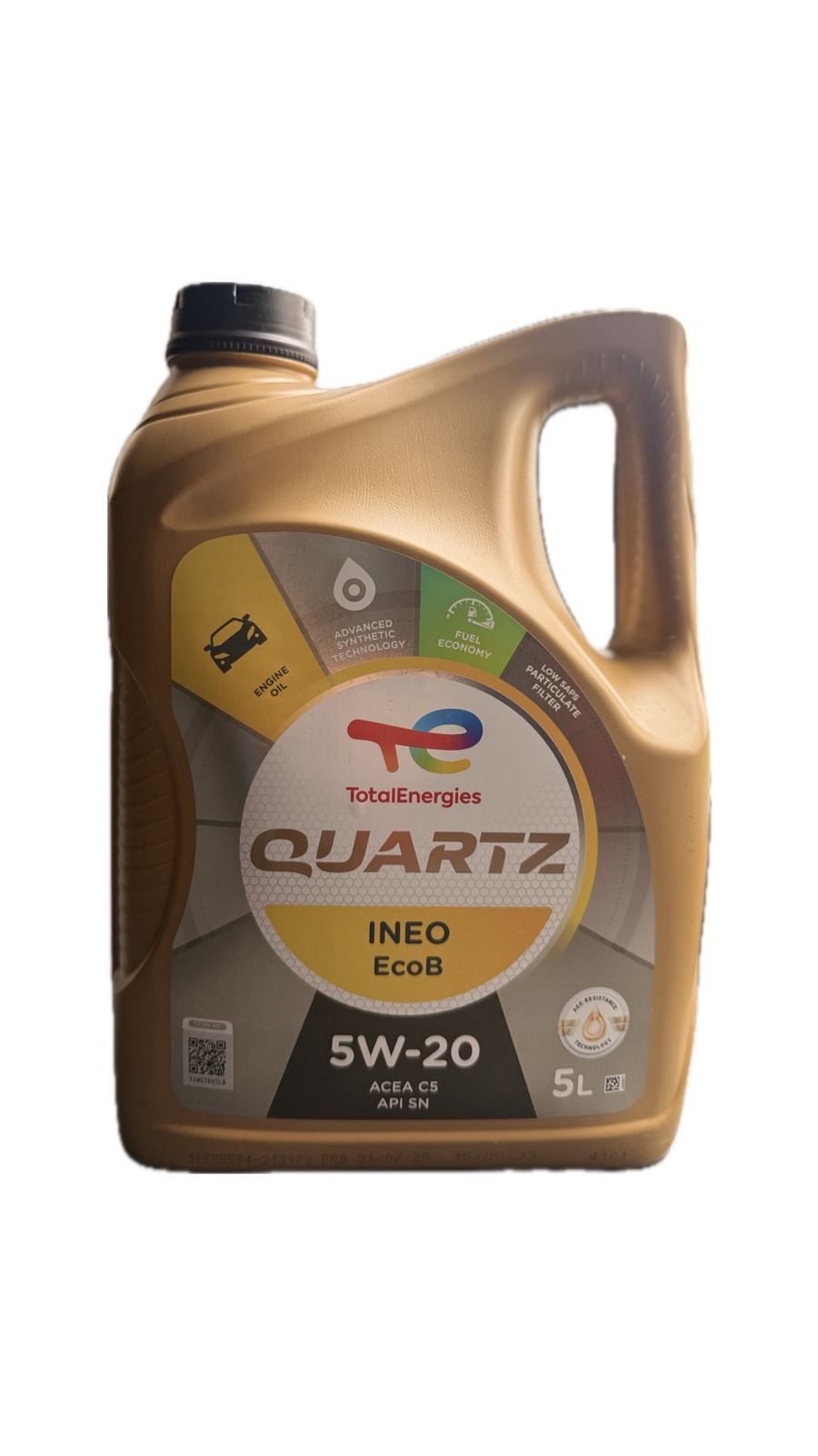 ძრავის ზეთი TOTAL QUARTZ INEO 5W-20 5L